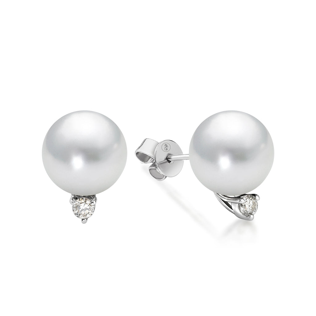 South Sea Solitaire Diamond Studs