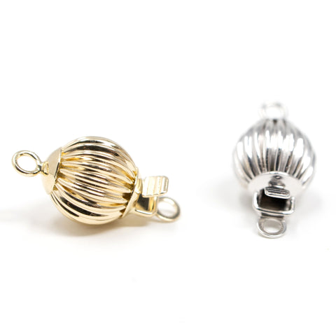 Fluted Ball Clasp